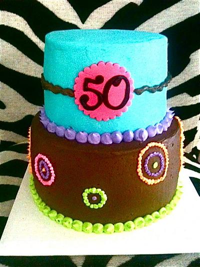 50th Birthday Cake - Cake by Amanda Trahan