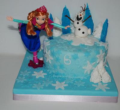 frozen - Cake by katarina139