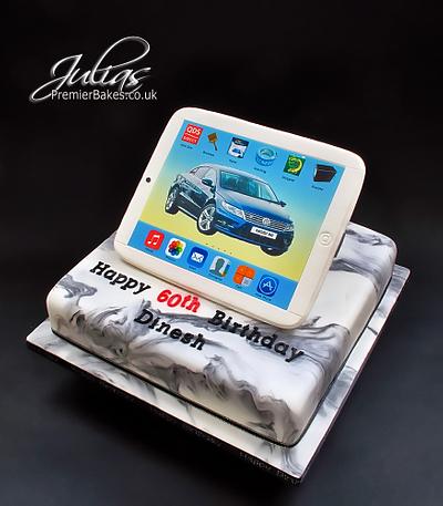 60th Birthday Cake - Cake by Premierbakes (Julia)