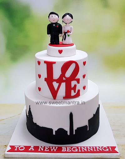 The Love Story cake - Cake by Sweet Mantra Homemade Customized Cakes Pune