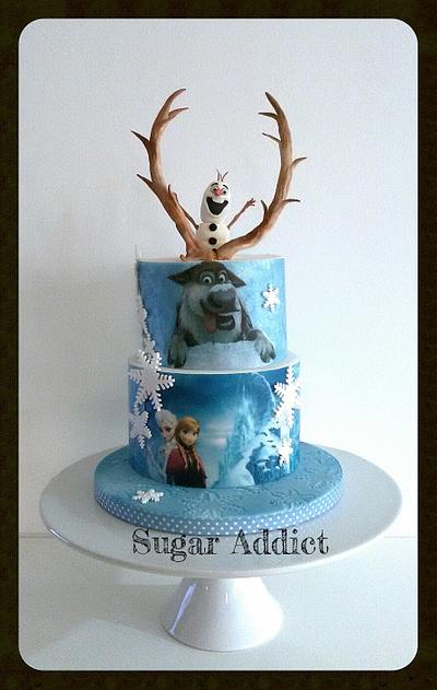 "FROZEN"  - Cake by Sugar Addict by Alexandra Alifakioti