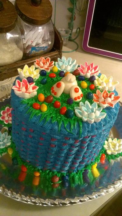 Easter Basket Cake - Cake by Bronecia (custom cakes)