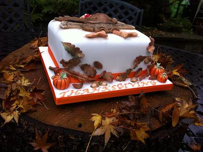 Thanksgiving Fruit Cake - Cake by Josiekins
