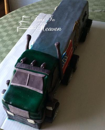 TRACTOR TRAILER CAKE - Cake by Edible Sugar Art