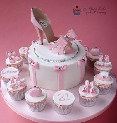 Pink Shoe Celebration Cake - Cake by Amanda’s Little Cake Boutique