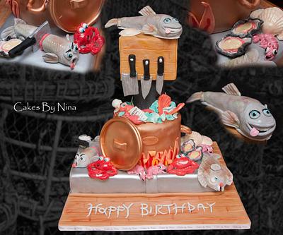Fishmongers Cakes - Cake by Cakes by Nina Camberley