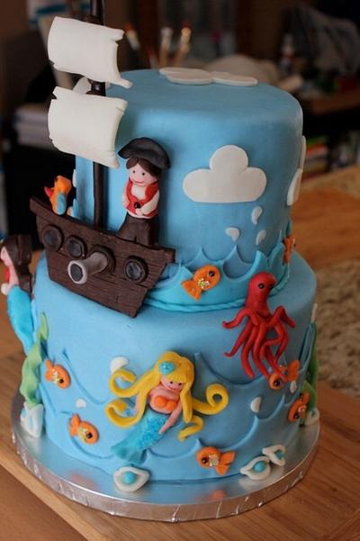 Mermaid cake - Cake by Deb