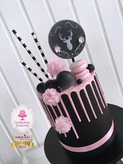 💕 Chalkboard - Dripcake 💕 - Cake by Carolinchens Zuckerwelt 