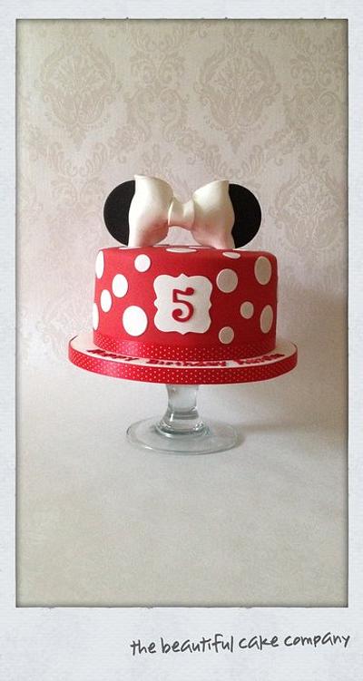 Minnie Mouse inspired cake - Cake by lucycoogancakes
