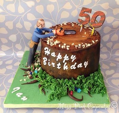 Tree Surgeon Birthday - Cake by Rachel Bosley 