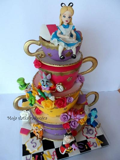 Alice in wonderland cake - Cake by Branka Vukcevic
