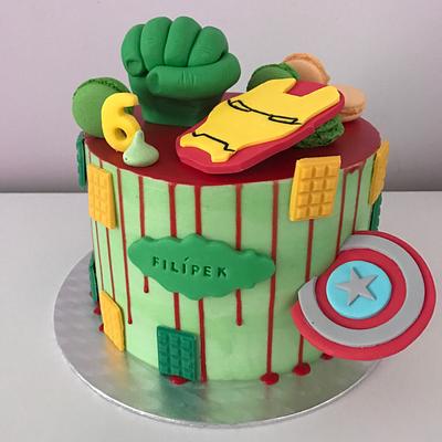 Avengers cake  - Cake by Petra_Kostylkova