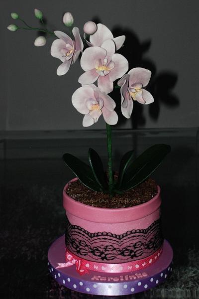 violet orchid - Cake by katarina139