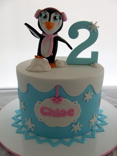Snowflake Penguin - Cake by Cake A Chance On Belinda