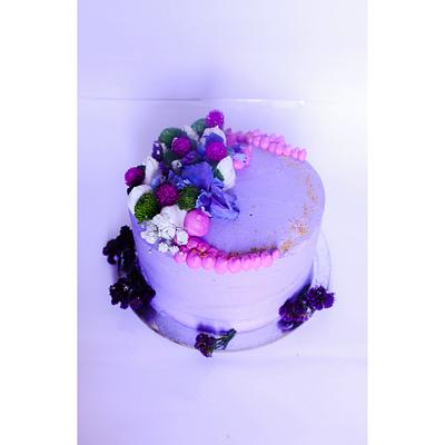 Blueberry cream cake - Cake by Lavender crust