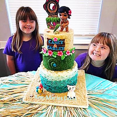 The Sunshine Girls and Moana Cake - Cake by Ann-Marie Youngblood