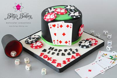 "Pokerstar" - Cake by Betty's Bakery (molecular sensations)