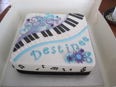Destinee's cake - Cake by Dittle