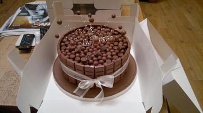 Chocolate heaven groom's cake - Cake by K Cakes