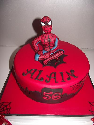 spiderman cake - Cake by NanyDelice