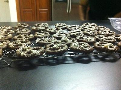 Chocolate Covered Pretzels - Cake by ScrumptiousPetites