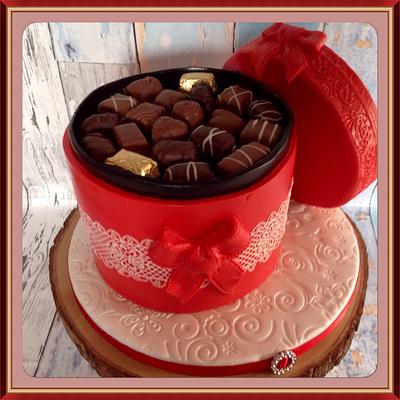 Box of chocolates  - Cake by Nanna Lyn Cakes