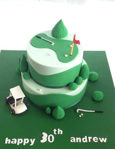 Golf cake - Cake by Caked Goodness