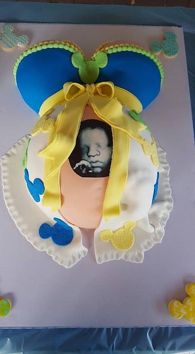  Pregnant woman belly  - Cake by Jacevedo