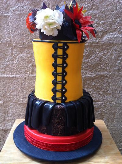 Fashion and flowers  - Cake by Fancy A Treat