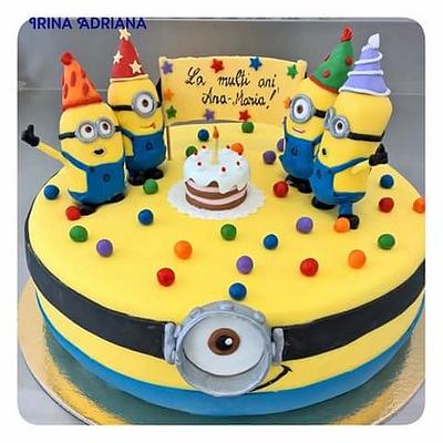 Minions Party - Cake by Irina-Adriana