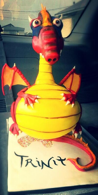 Stuffed Dragon Remake - Cake by Gateaux