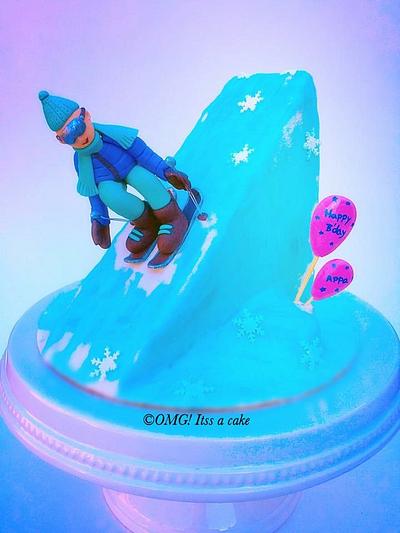 Skiing - Cake by OMG! itss a cake