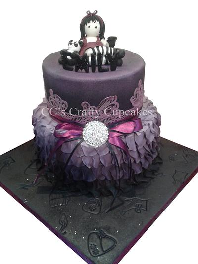 Emily's Gothic birthday cake  - Cake by Cathy Clynes