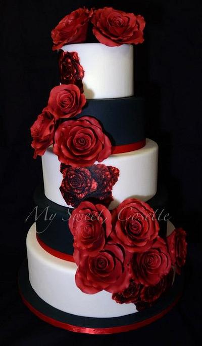 Roses - Cake by Cosette