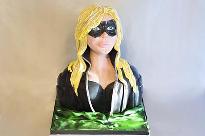 Black Canary From The Arrow  - Cake by karen mitchell