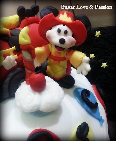 Mickey Fireman's Cake - Cake by Mary Ciaramella (Sugar Love & Passion)