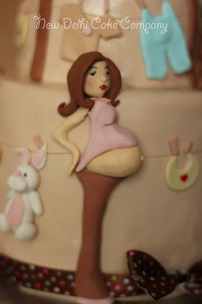 Baby Shower Cake - Cake by Smita Maitra (New Delhi Cake Company)