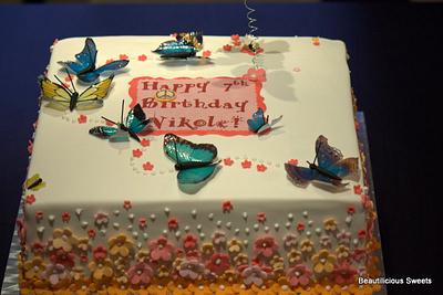 Butterflies - Cake by B_liciousSweets