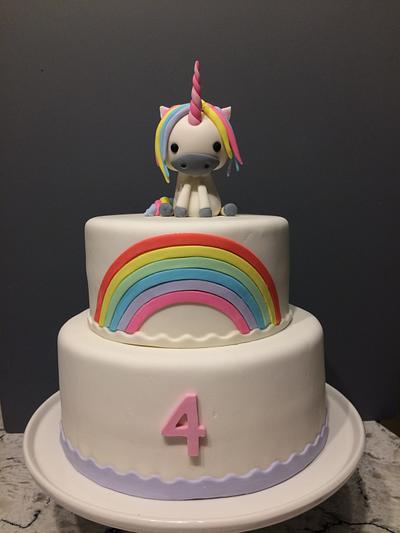 Unicorn cake - inspired Crumb Avenue - Cake by Mycakecorner