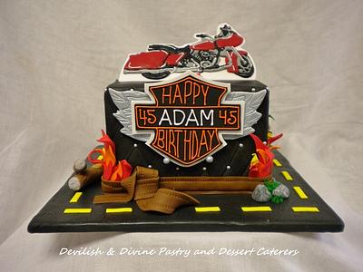 Harley cake - Cake by DevilishDivine