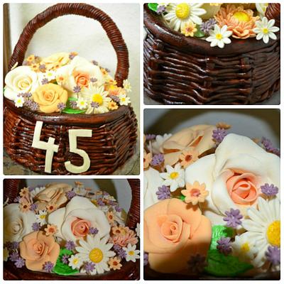 Flower Basket - Cake by Malaika