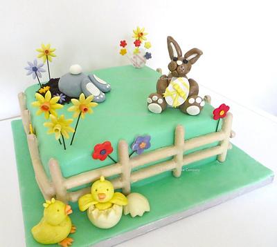Easter Scene - Cake by The Billericay Cake Company