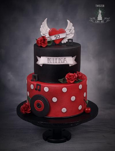 Rockabilly cake - Cake by Twister Cake Art