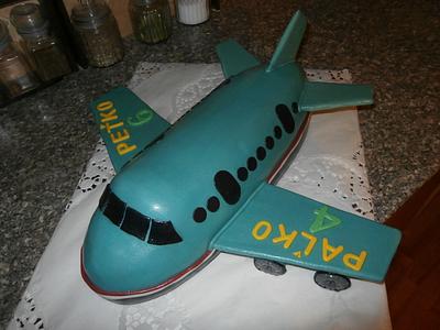 Torta airplane for two brothers - Cake by Jannette