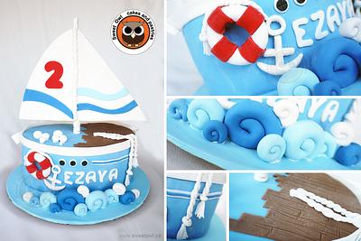Sailing Boat cake - Cake by Sweet Owl Cake and Pastry