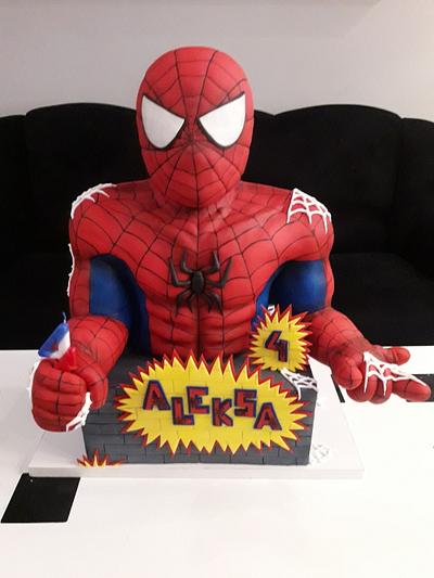 Spiderman cake - Cake by Marina