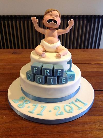 Crying baby cake  - Cake by Cakes Honor Plate