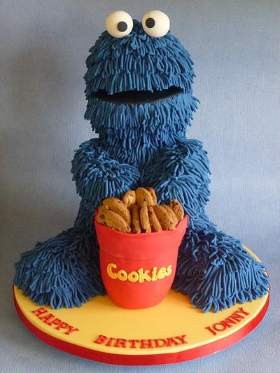 Cookie Monster Cake - Cake by TamJD