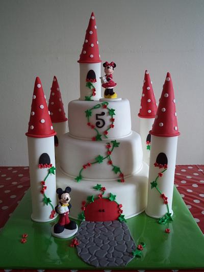 Minnie Mouse castle - Cake by Natasja