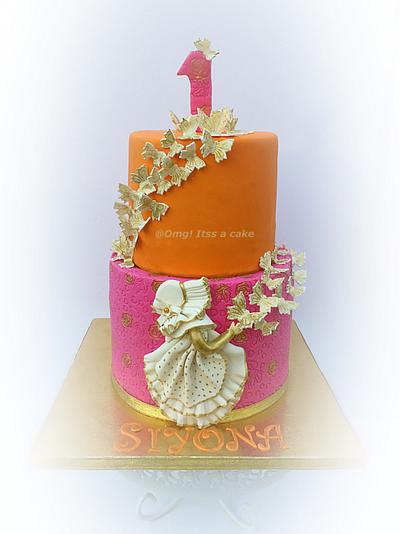 Butterfly theme cake - Cake by OMG! itss a cake